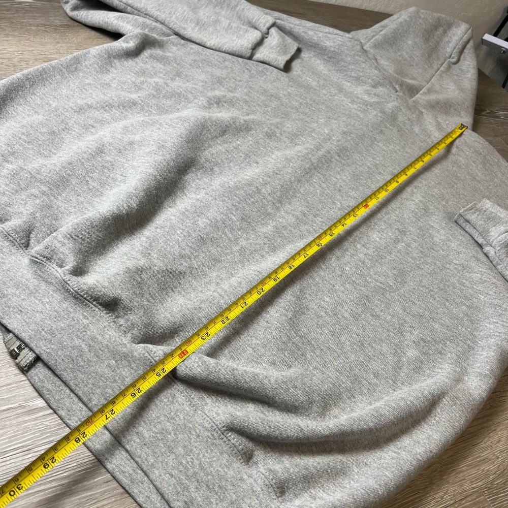 Lee Zip Up Hoodie Mens 2XL Gray Warriors Graphic Heavyweight Sweatshirt - Picture 8 of 9